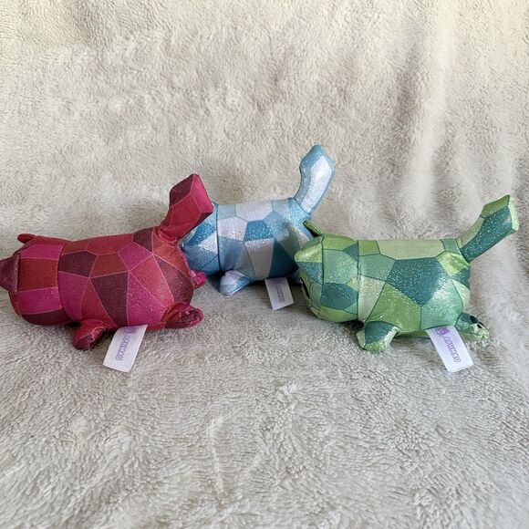 Aphmau Meemeows Lot Of 3 Mystery Gem Plush Ruby Diamond Emerald 7” Toy - Picture 2 of 5